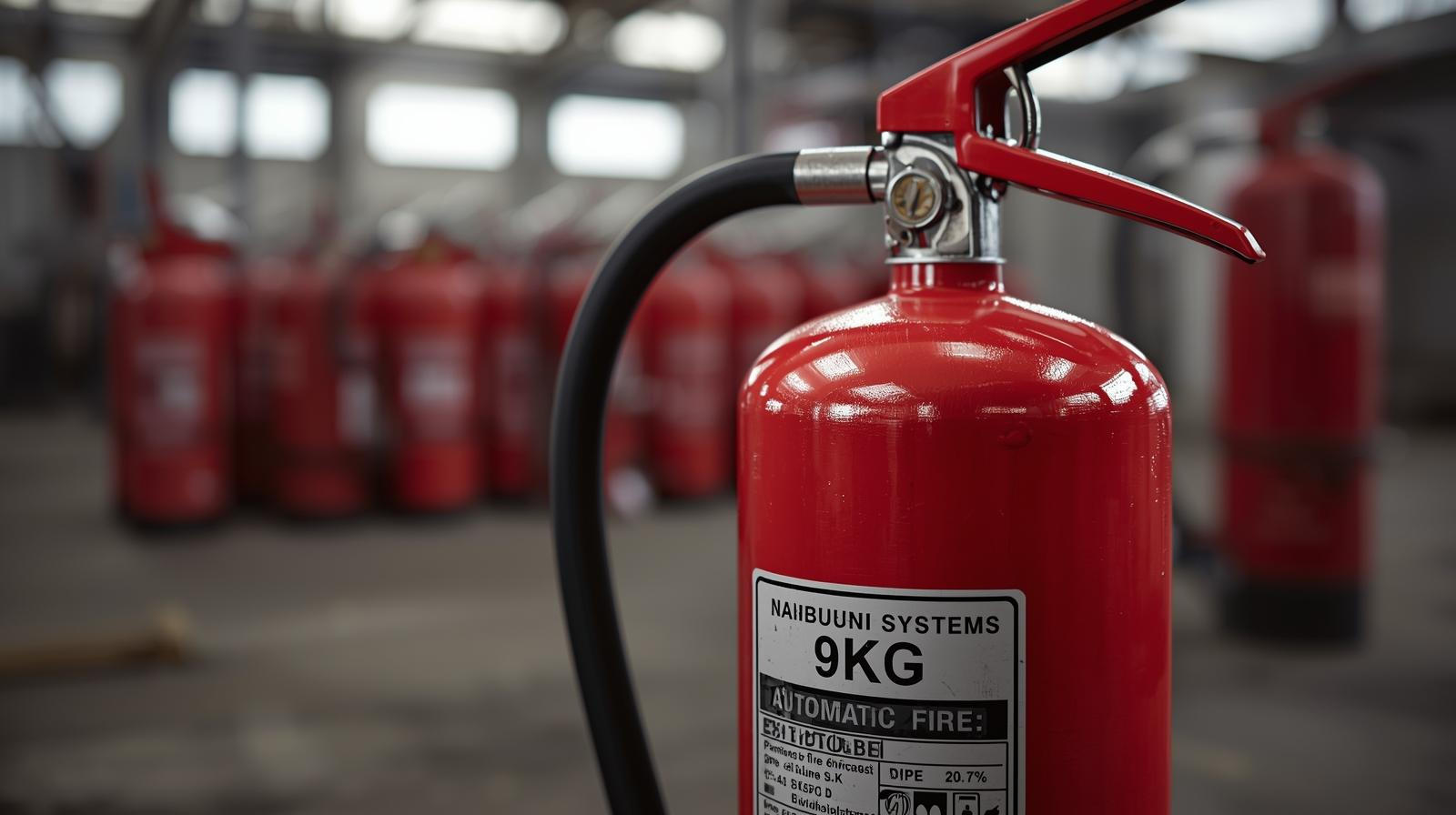 9KG Automatic Fire Extinguisher — Bowl Type 2